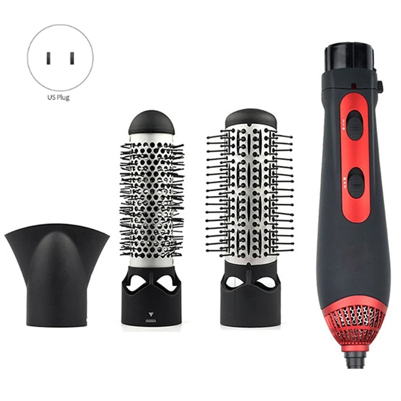 One Step Hair Dryer Brush 3In1 Multifunctional Hair Dryer Volumizer Straightener Negative Ion Hot Air Brushes Curling Lron Salon