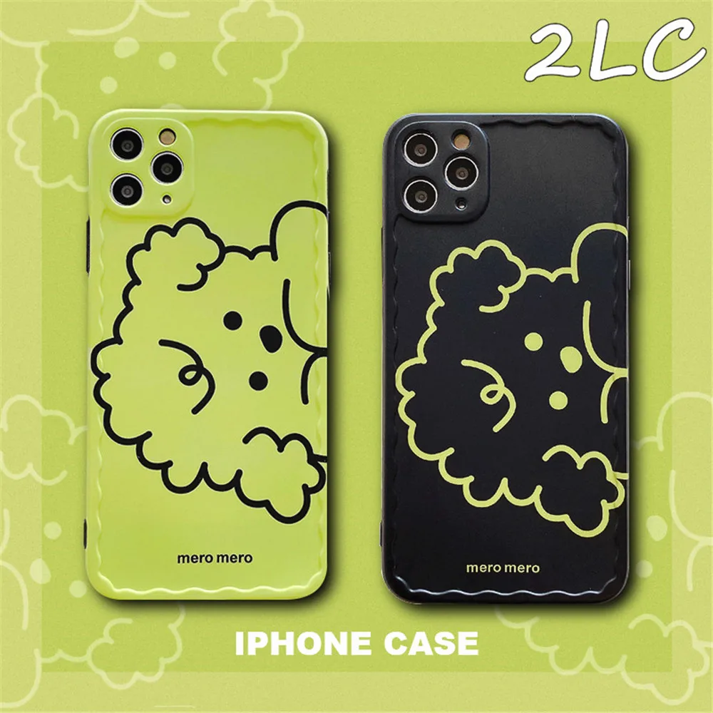2LC милый собачий мягкий чехол для телефона iphone11 11Pro Max X Xs Xr Xsmax 7 7p 8 8plus силиконовый