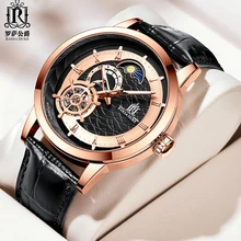 

2021 Luxury Automatic Mechanical Hollow Dial Watch Men Wristwatch Luminous Waterproof Mens Fashion Watches Relogio Masculino New