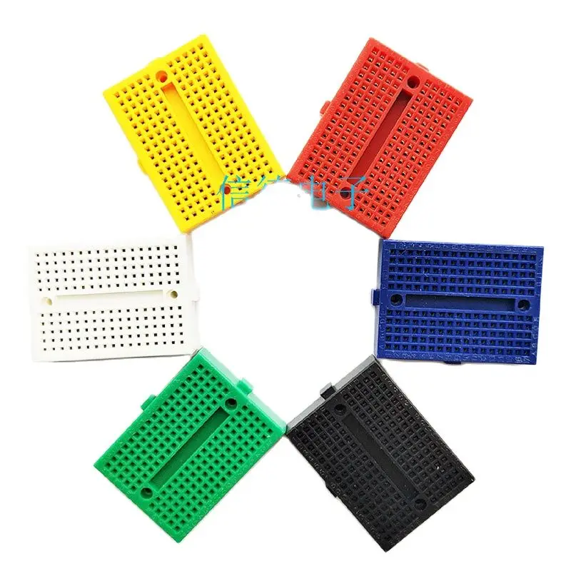 

SYB-170 Small Board Buckle Color Breadboard Mini Color Small Board