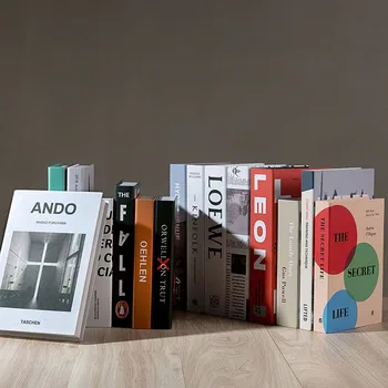 

Modern Simulation Fashion Book Simple Book Box Study Room Decorations Modern Simulation Fashion Book For Home Study Room Decor