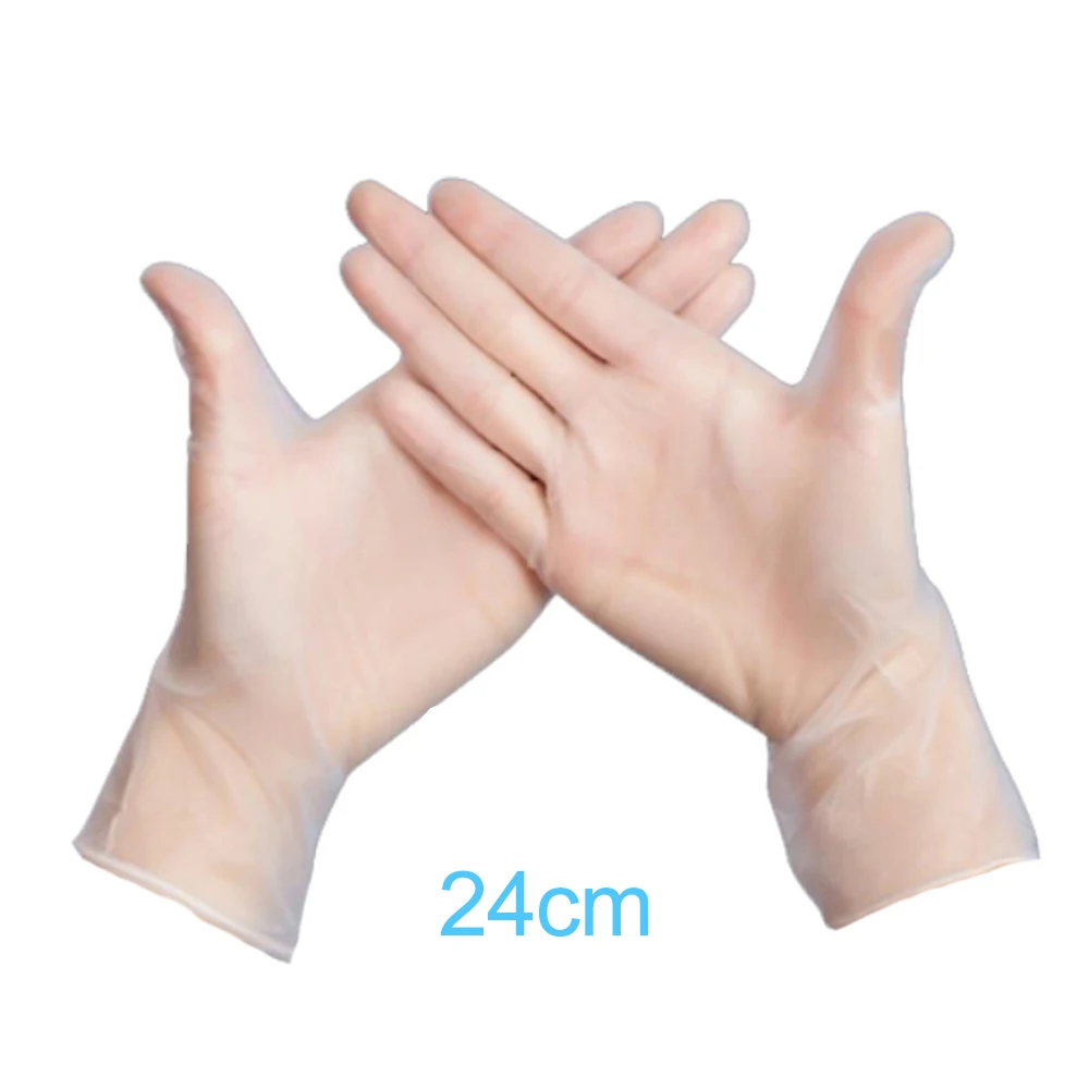 

10/50/100pc Transparent Disposable Flexible Gloves Rubber Elastic Garden Glove Universal Powder Free Protective Anti-viru Gloves