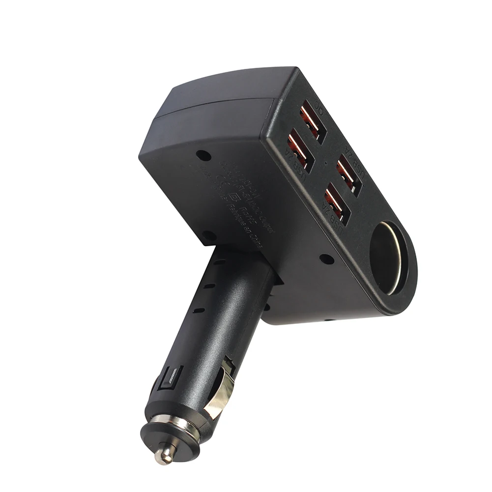 Автомобильный удлинитель с USB * 4 зарядным устройством|Адаптер питания| |