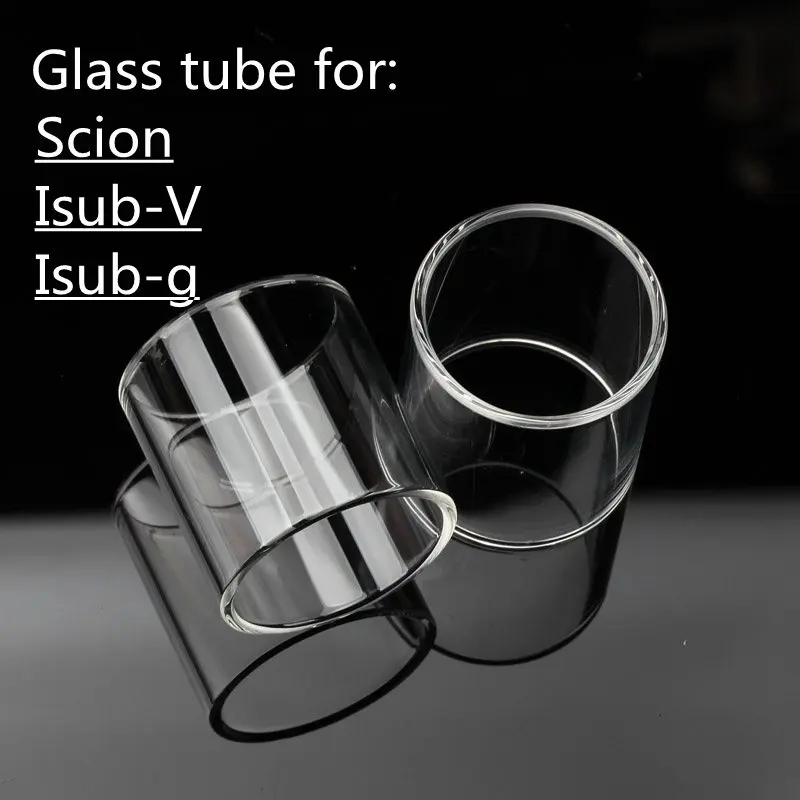

1pc Pyrex Glass Tube for Innokin iSub V / iSub g/ Scion Replacement glass Tank Atomizer innokin straight Capacity
