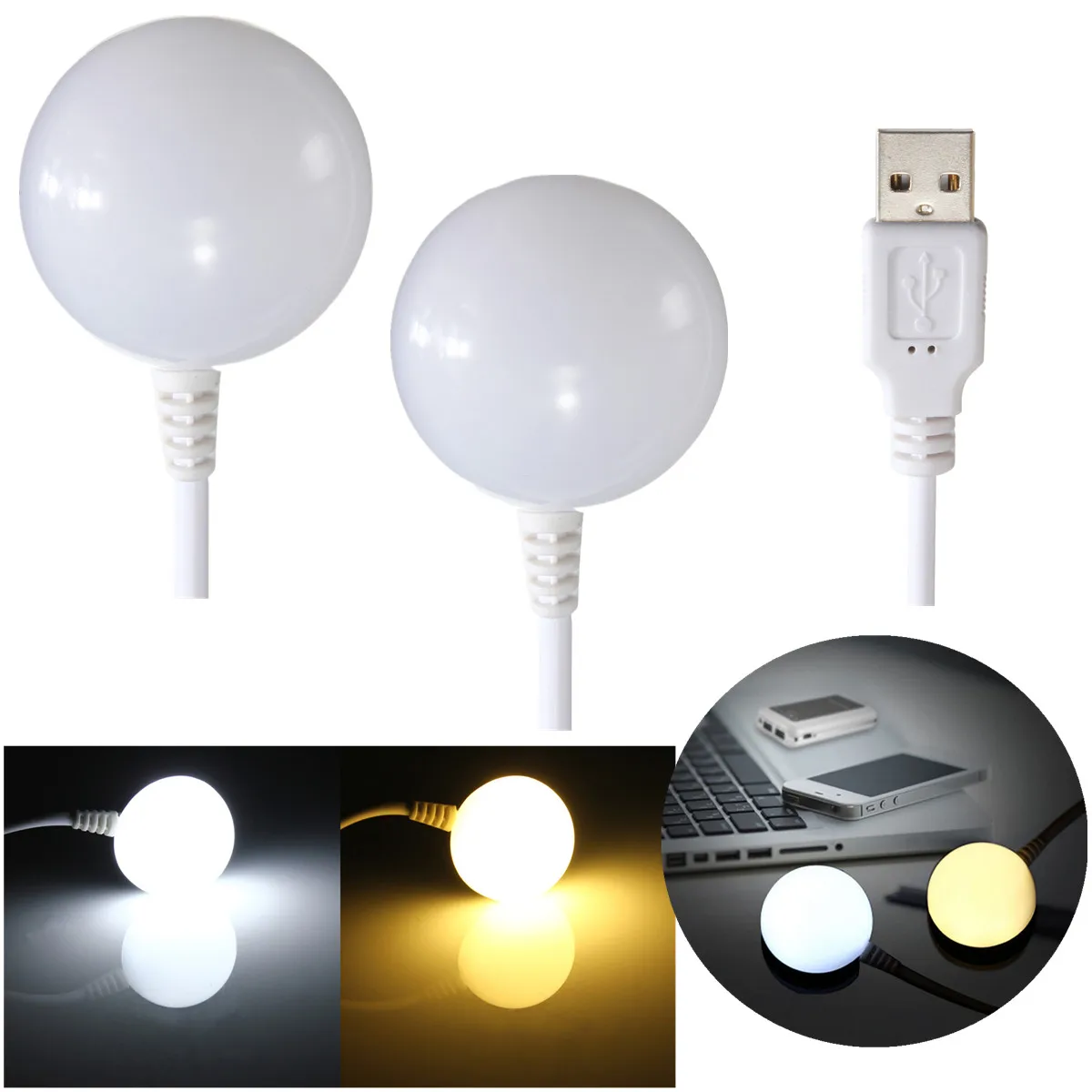 Outdoor Camping LED Light Mini USB LED Night Light Soft Light Outdoor Tent Magnetic led Bulb Lamp Closet Bed Light for Children
