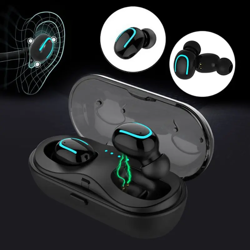 Невидимый 5,0 Bluetooth наушники Мини Беспроводная связь Bluetooth наушники Q13S наушники-вкладыши TWS с Беспроводной наушники с 6 часов музыки легко Автоматическое Сопряжение
