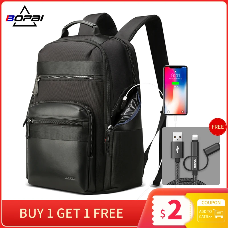 leather laptop backpack 17