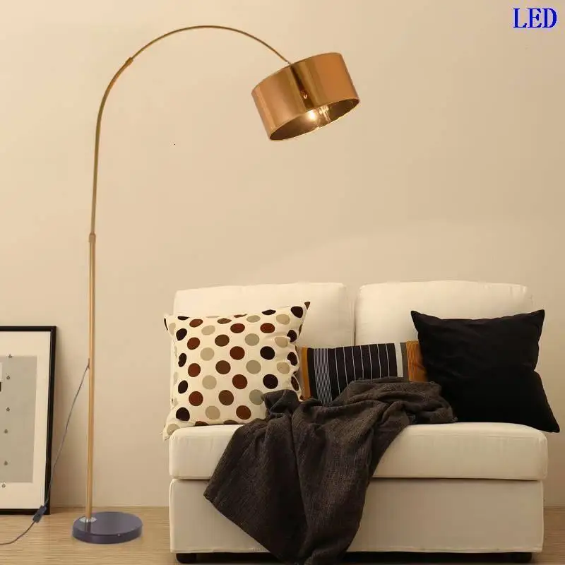 Lambader Aydinlatma Piantana Sala современный абажур для кварто Lampara De Pie Stehlampe для гостиной, напольный светильник
