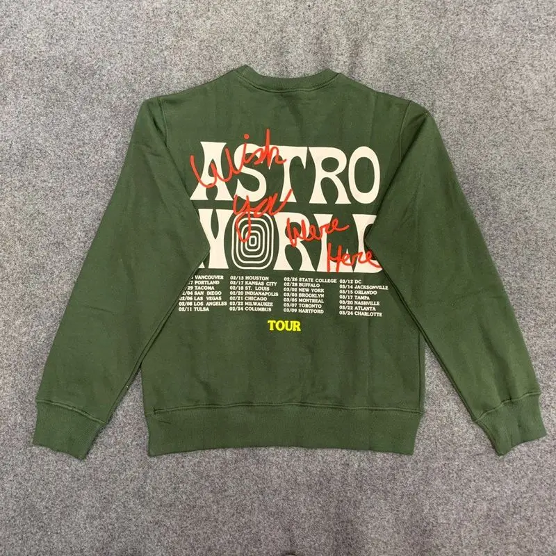 Трэвиса Скотта Тур Astroworld толстовки для мужчин и женщин прыгающий медведь 1:1 высокое качество Трэвиса Скотта Astroworld пуловеры astroworld