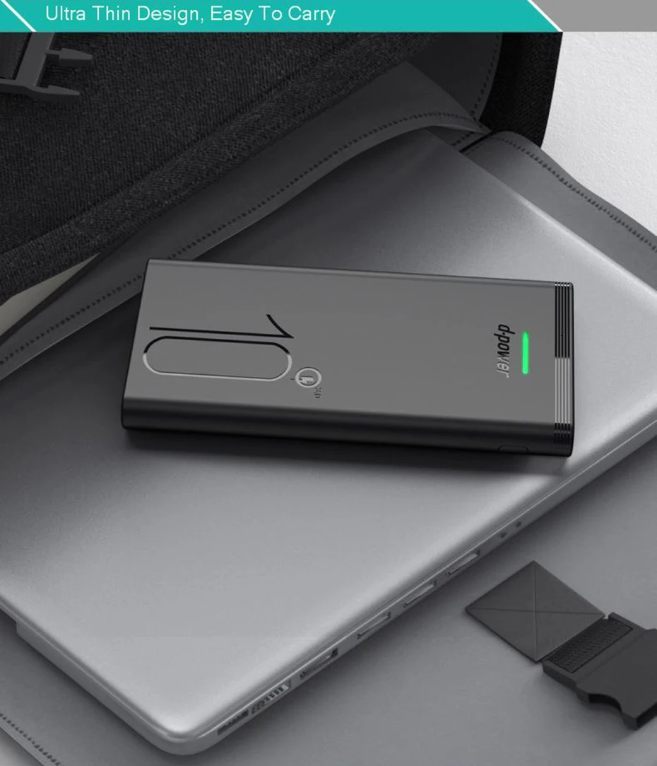 Vogek 18 Вт usb type C PD внешний аккумулятор для iPhone 11 Pro Max huawei samsung 10000 мАч Быстрая зарядка 3,0 внешний аккумулятор