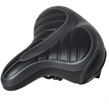 

Bicycle Cushion, Bicycle Seat Stripe Saddle, Spring Comfortable Big Buttock Cushion, Increased Thickened Soft Cushion