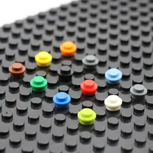 Детали для конструктора MOC 4073 6141, круглые пластины 1x1, модель лампы, обучающие игрушки для детей, 200 шт.