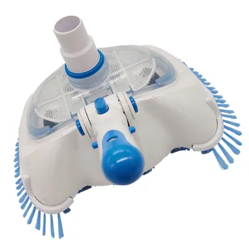 

1 PC Swimming Pool Vacuum Head Weighted Transparent Lid Practical Pool Brush Pool Cleaner Underwater Cleaner for Pool
