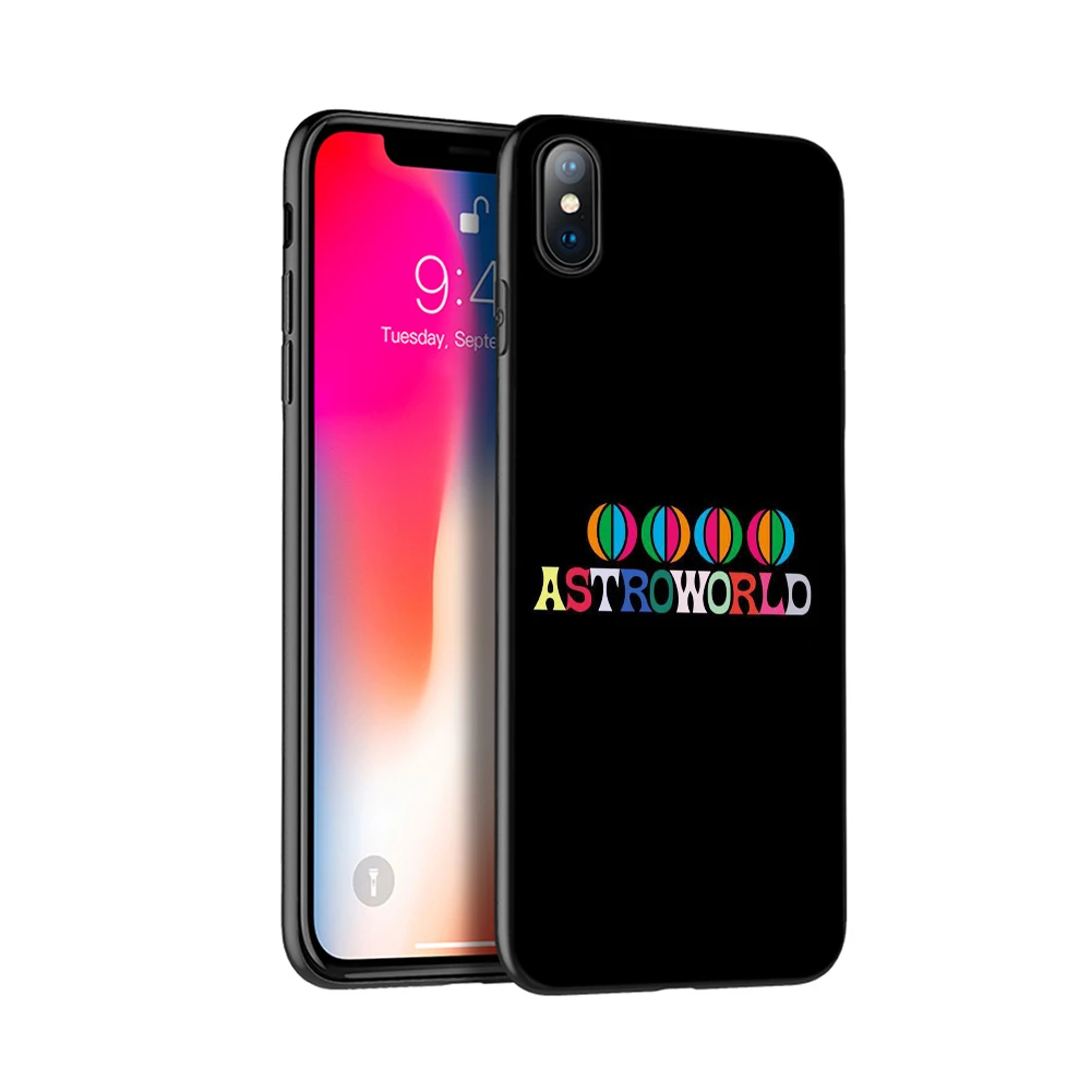 Черный чехол ТПУ для iphone 5 5s se 6 6s 7 8 plus x 10 чехол силиконовый чехол для iphone XR XS 11 pro MAX чехол Трэвиса Скотта astroworld - Цвет: 50002
