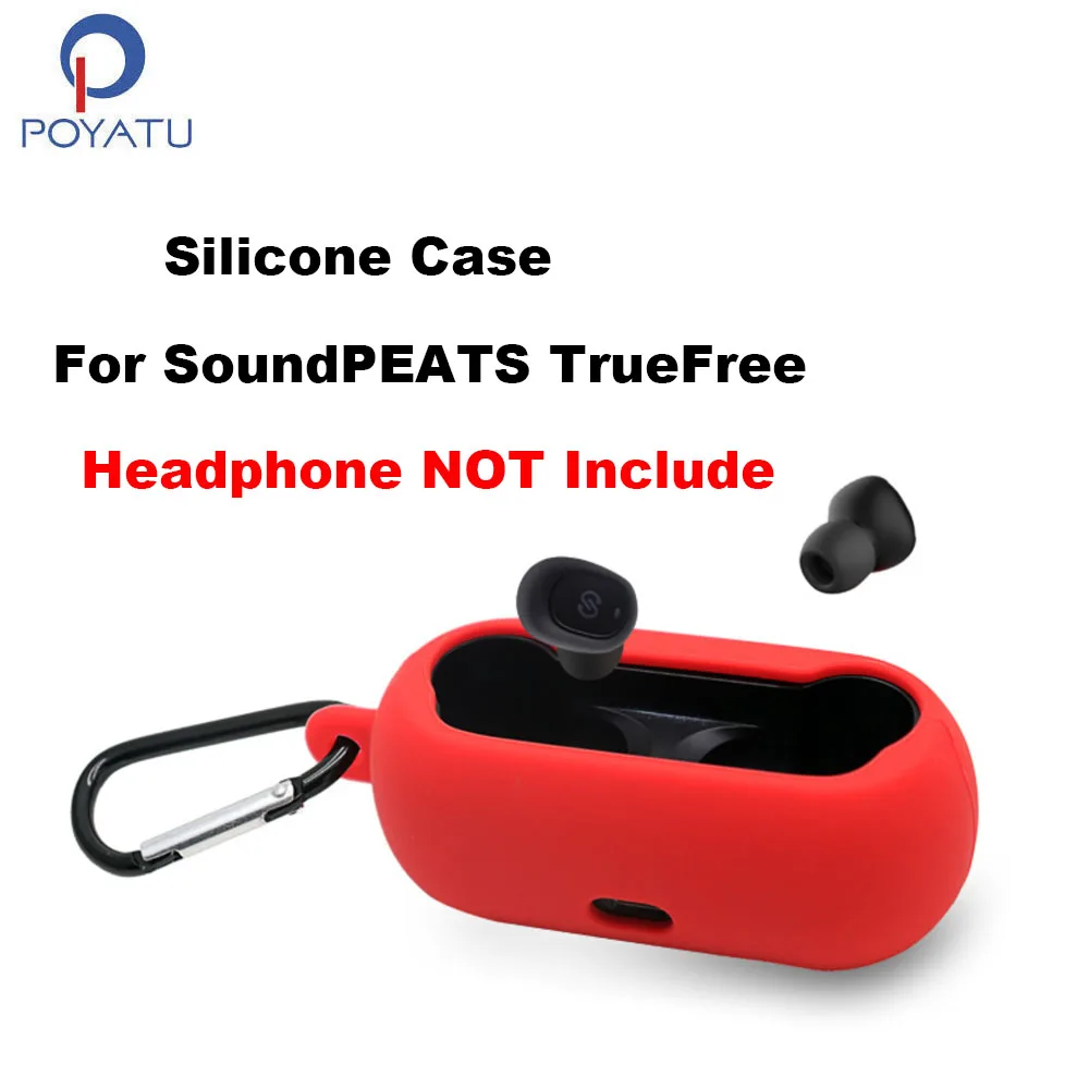 Чехол POYATU для SoundPEATS TrueFree силиконовый чехол водонепроницаемый спортивный
