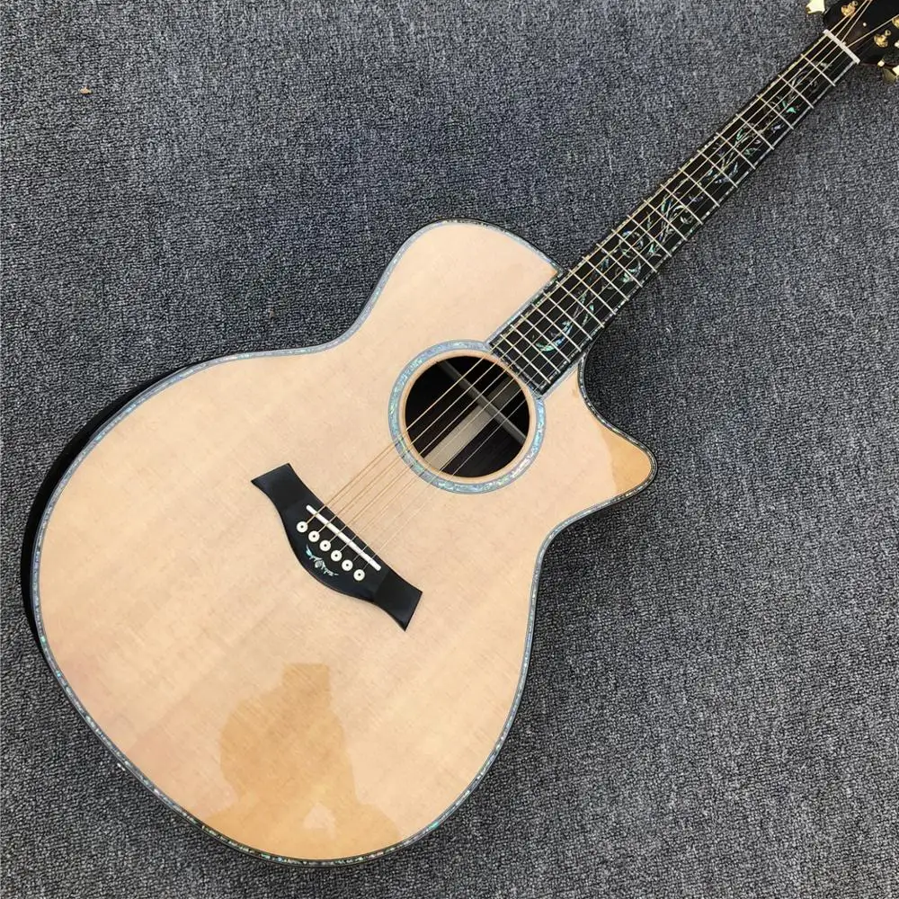 Ebony fingerboard 41 дюймов Chaylor PS14 акустическая гитара с подлокотниками настоящий abalone