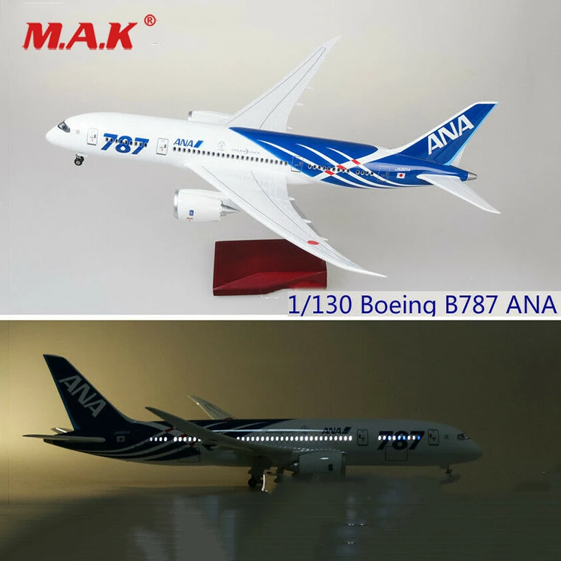 Модель 1/130 года самолет Jp Airforce Боинг B787 со светодиодсветодиодный подсветильник