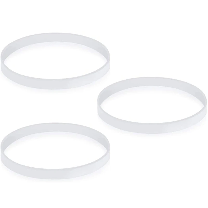 EAS-3PCS Seal Rubber Seal Spare Seal Spare Part Compatible for Nutri Ninja 6/7 Fins Blade Blender Mixer (Ø 10cm)