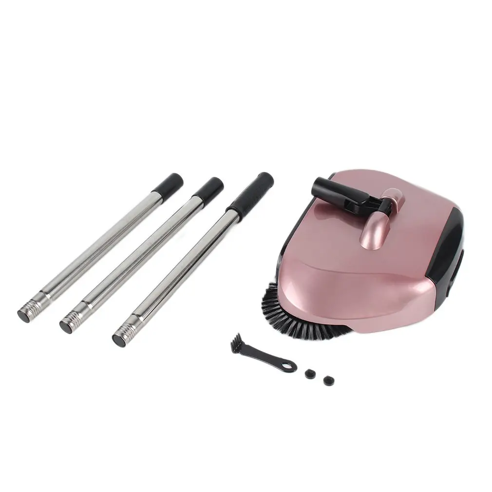 Stainless Steel Sweeping Machine Push Type Hand Push Magic Broom Dustpan Handle Household Cleaning Package Hand Push Sweeper mop