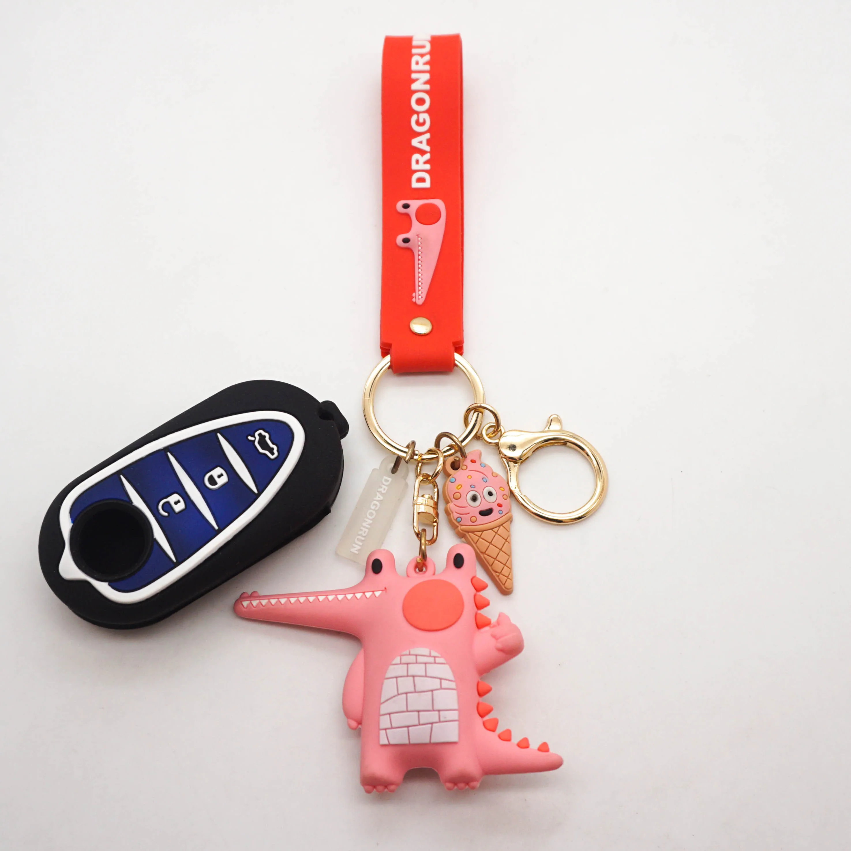 Key Soft Case Custodia in silicone bianca per Alfa Romeo Giulia Stelvio Giulietta KEYLESS