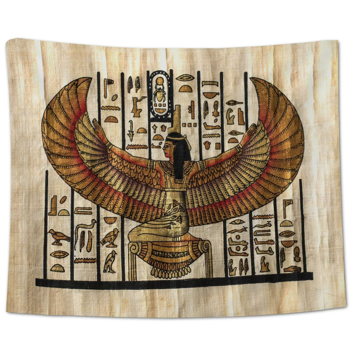 Girl Egyptian Wing Afrika Ancient Tapestry Wall Hanging Art Home for Living Room Decoration Macrame | Дом и сад