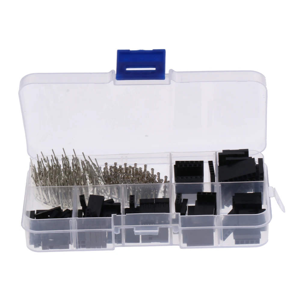 310pcs Wire Jumper Pin Header Connector Kit and Male/Female Crimp Pins Set