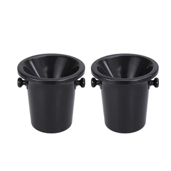 

2PCS Wine Spittoon Double Ears Portable Round Ice Bucket Wine Tasting Spittoon