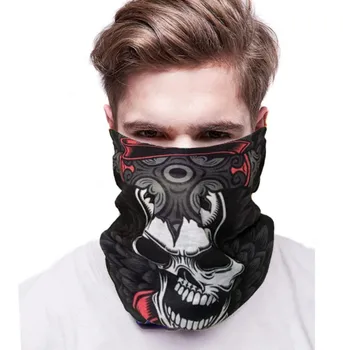 

Face Mask Printed Multi Functional Quick Dry Windproof Sunshade UV Protection Head Scarf Outdoor Climbing Cycling Party Apparel