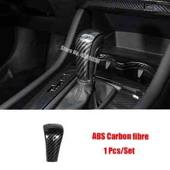 

For Mazda CX-30 2020 2021 ABS Matte/Carbon fibre Car gear shift lever knob handle cover Cover Trim car styling accessories 1pcs