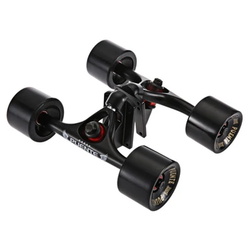 

PUENTE 2Pcs/Set Skateboard Truck with 70 x 51mm Skate Wheel Riser Pad Bearing Hardware Accessory Installing Tool for Skateboard