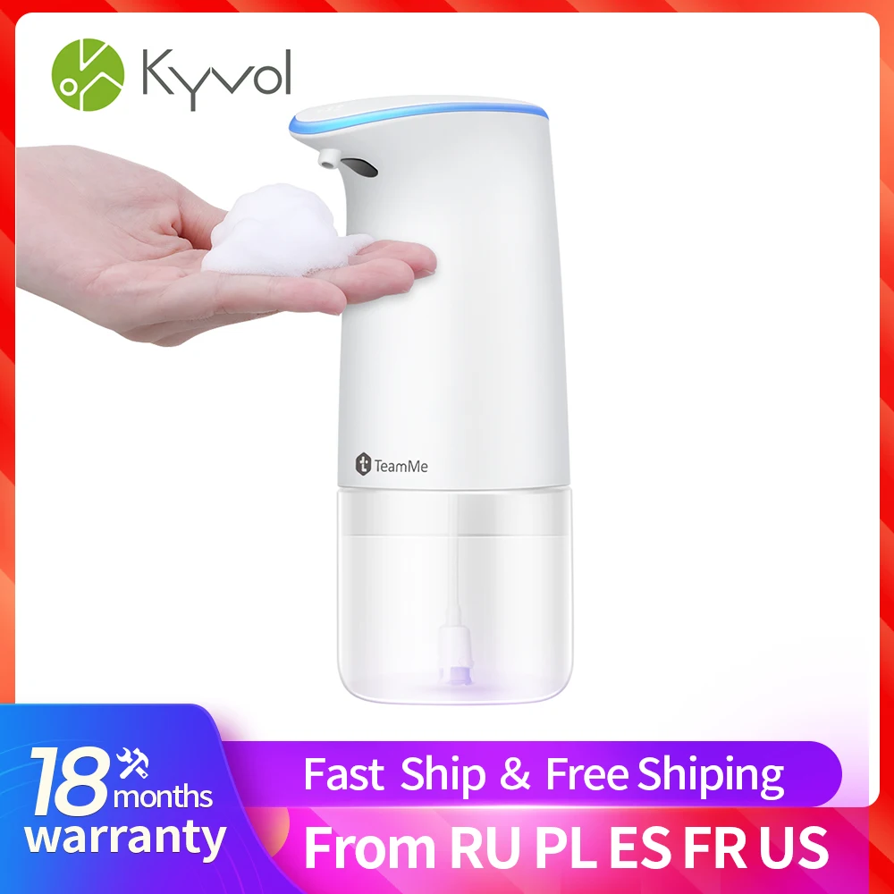 

KYVOL TeamMe 450ML Touchless Bathroom Liquid Soap Dispenser Smart Sensor Dispenser Kitchen Hand Free Automatic Soap Dispenser