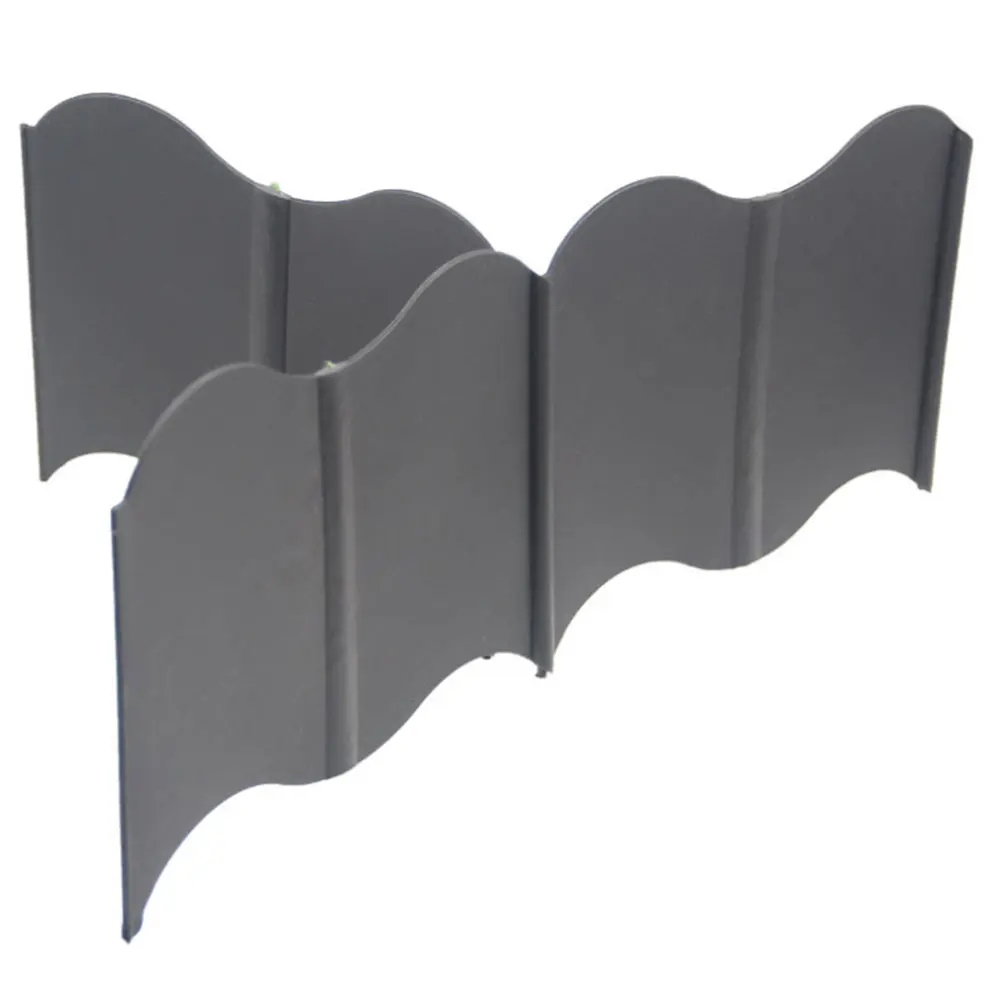 

New 20Pcs Interlocking Garden Fence Edging Kit Plastic Lawn Edging Plant Border Decorations No-Dig Pound-in Garden Edge in stock