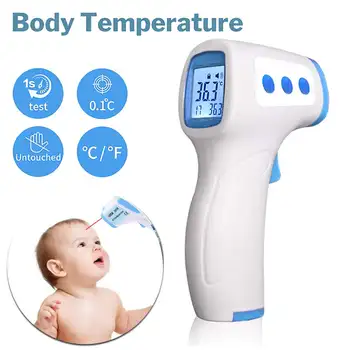 

Non-Contact IR Infrared Thermometer Baby Foreahead Thermometer Body Laser Pyrometer Digital Temperature Meter
