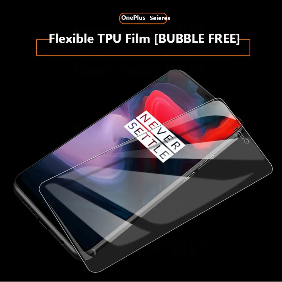 22D Защитная Гидрогелевая наклейка пленка для Oneplus 7T 7 Pro 6 6T1 + 6T Премиум из мягкого