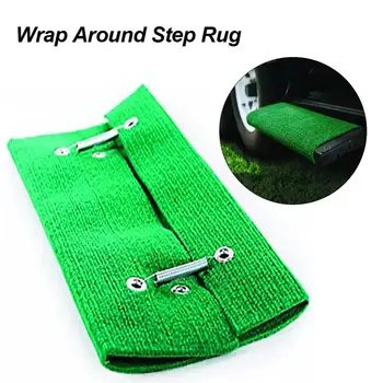 

RV Step Rug Wrap Around Step Rug- Protects Your RV From Unwanted Tracked In Dirt For Electrical And Manual RV Steps