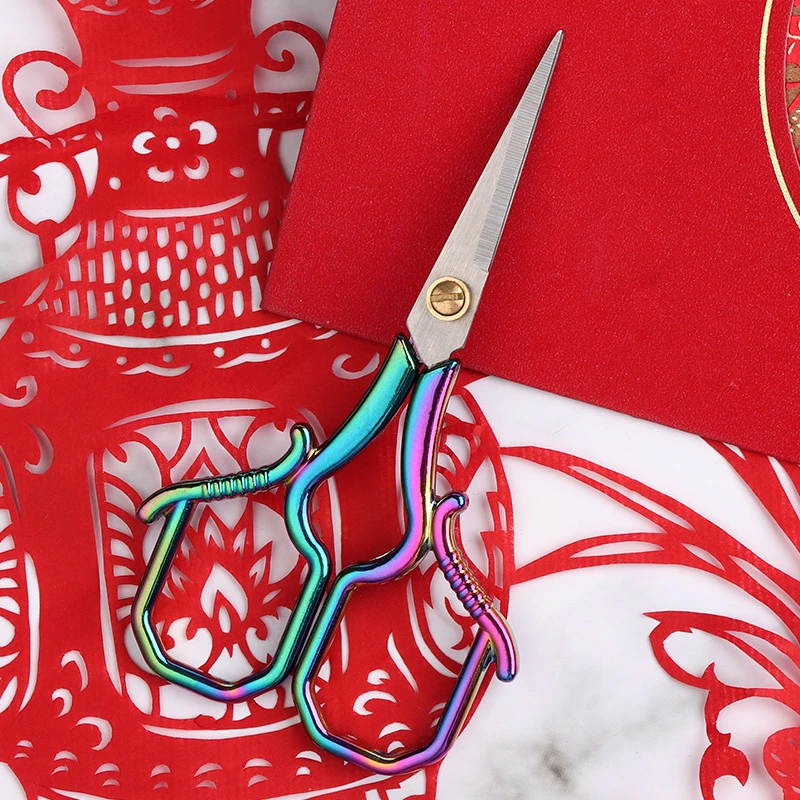 Sharp Pointed Small Scissors for Sewing Needlework Exquisite High-quality  Craft Scissors Stainless Steel Zig Zag