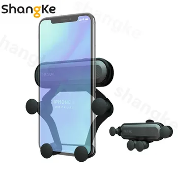 

Universal Car Phone Holder For Phone In Car Air Vent Mount Stand Mobile Phone Holder Gravity for iPhone XS XR X 8 SamsungS8 S7