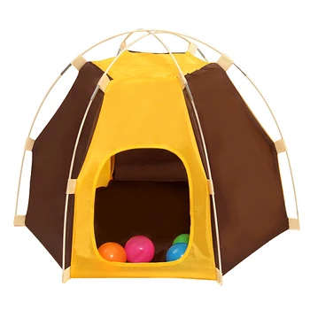 

Cat litter kennel dual-use pet dog house house cat litter Teddy Bomei washable tent pet supplies