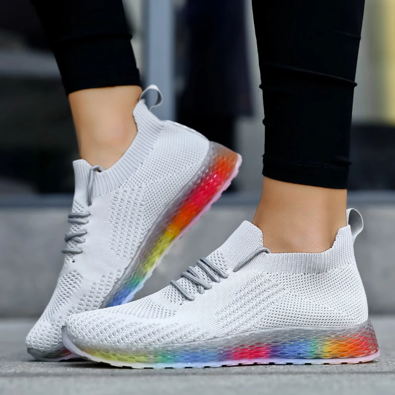 Женская обувь для тенниса; sapato feminino zapatos mujer; Новинка года; удобные кроссовки; устойчивая нескользящая обувь для занятий фитнесом; женские беговые кроссовки на плоской подошве; 1