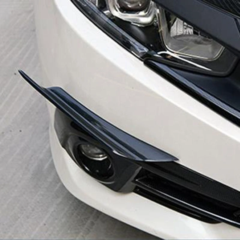 Украшение кузова автомобиля модифицированный бампер ветровой нож из углеродного волокна спойлер автомобиля наружное украшение автомобильные аксессуары