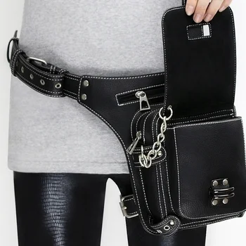 

PLAYERUNKNOWN BATTLEGROUNDS Leather Punk PUBG Leg Bag Holster Purse Pouch Belt Bag Waist Bag