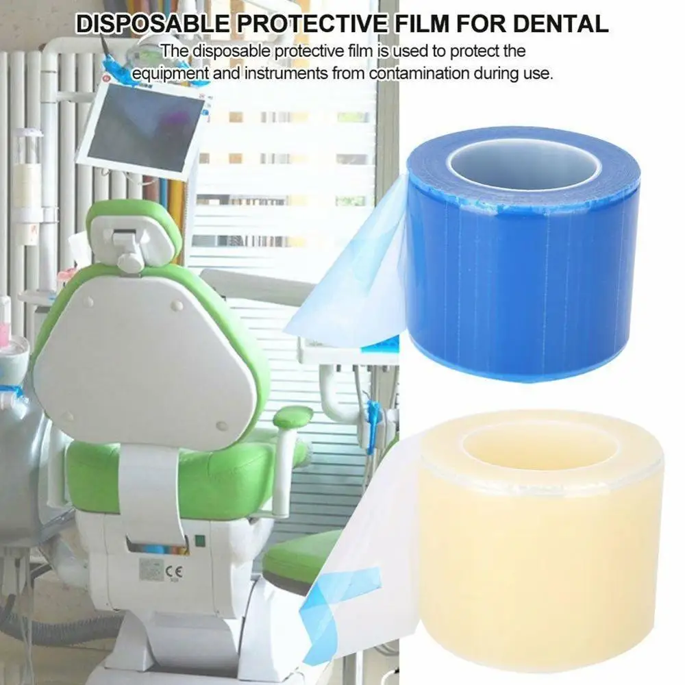 

1 Roll Disposable Dental Protective Film Plastic Oral Medical Isolation Membrane Dental Accessory For Barrier Protecting