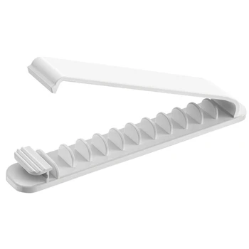 

Cable Clip Earphone Storage Wire Organizer Holder Cord Management Bedside 11 Slots Winding Desktop Sticky Tool Home Office
