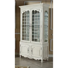Furniture Sideboard Tv-Cabinet Living-Room Glass And 2 Door-Display Puerta-De-Vidrio