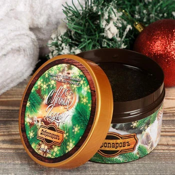 

Thick bath soap "Black, tar", new year's series, 450 ml 4433754
