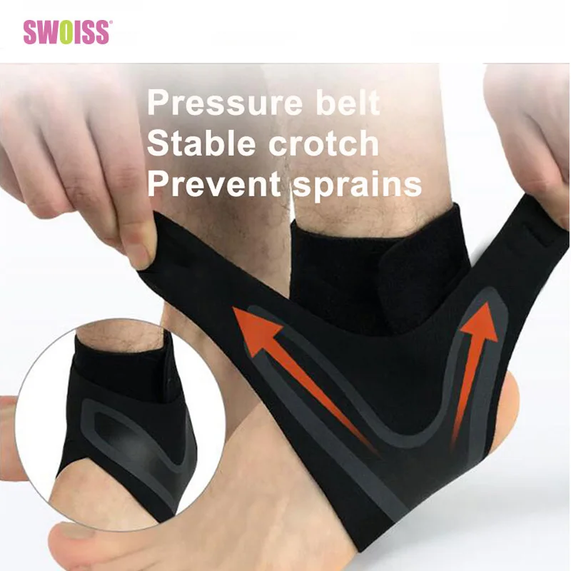 

1 PCS Ankle Support Brace High Elasticity Foot Bandage Outdoor Anti Sprain Basketball Football Heel Protection Belt