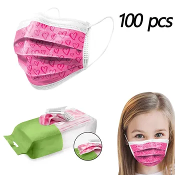 

Disposable Respirator Industrial 3ply Ear Loop Printed Face Mask Fashion Children'S Mask Safety Mouth-muffle Mascherine