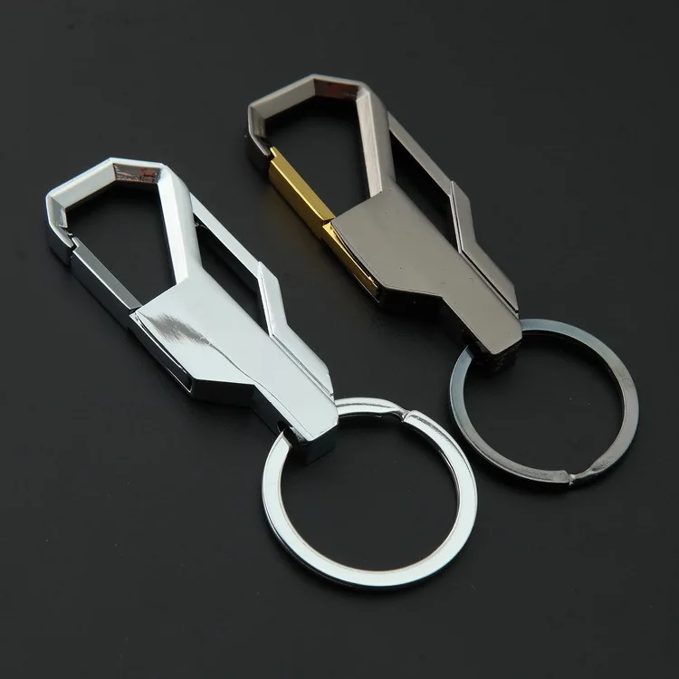 Metal Keychains Creative Fashion Men Car Waist Hanging Buckle Business Valentine's Day Gift Pendant Customizable Logo