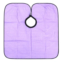 1 шт. фиолетовая Парикмахерская Стрижка Парикмахерская накидка Короткий Фартук Полиэстер укладки волос дизайнерские поставки салон парикмахерское платье