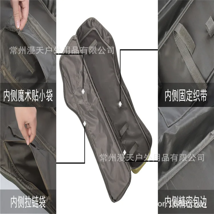 80cm Large Capacity Waterproof Oxford Cloth Fishing Bag Fishing Rod Carrier